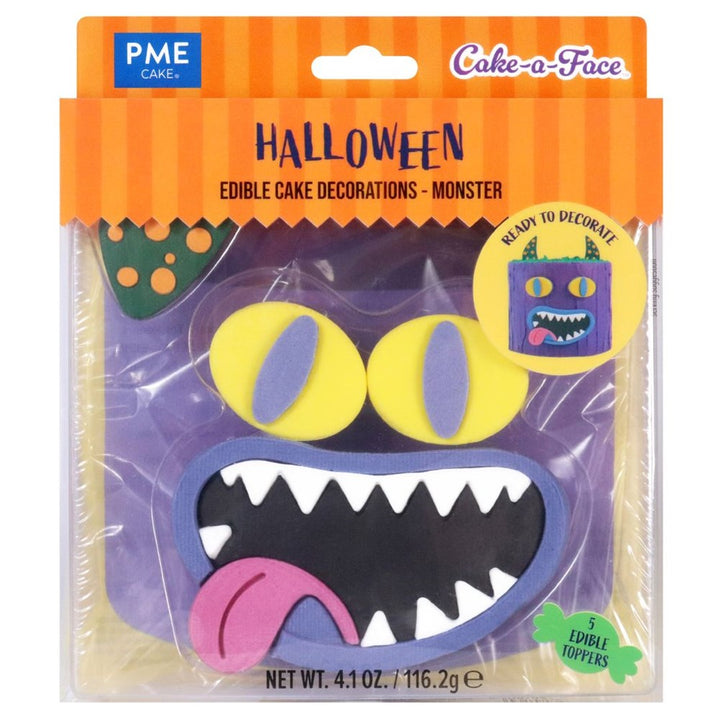 PME Edible Cake Decoration - Monster 5pc