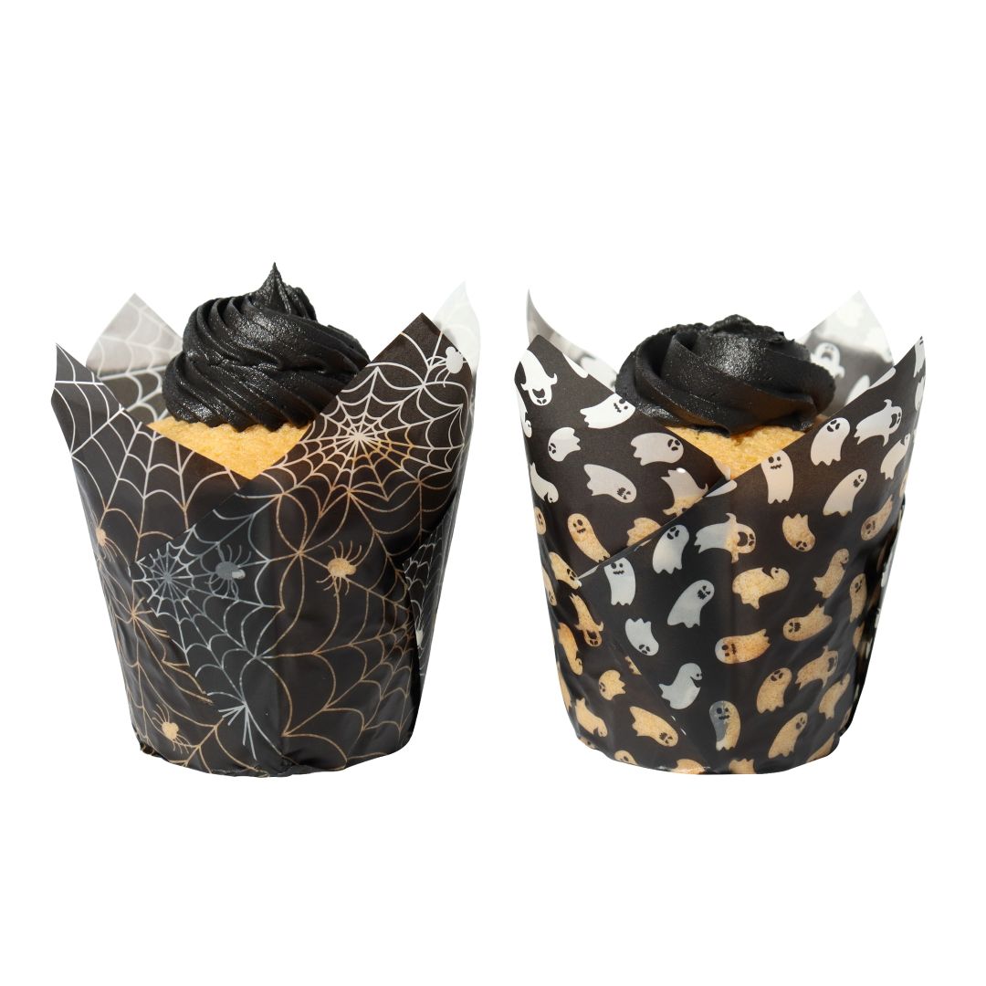 PME Tulip Muffin Cases - Spooky Night 24pk