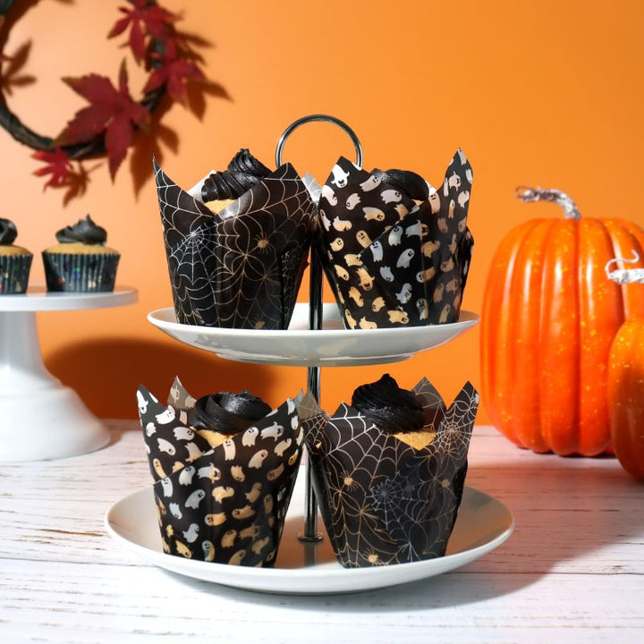 PME Tulip Muffin Cases - Spooky Night 24pk