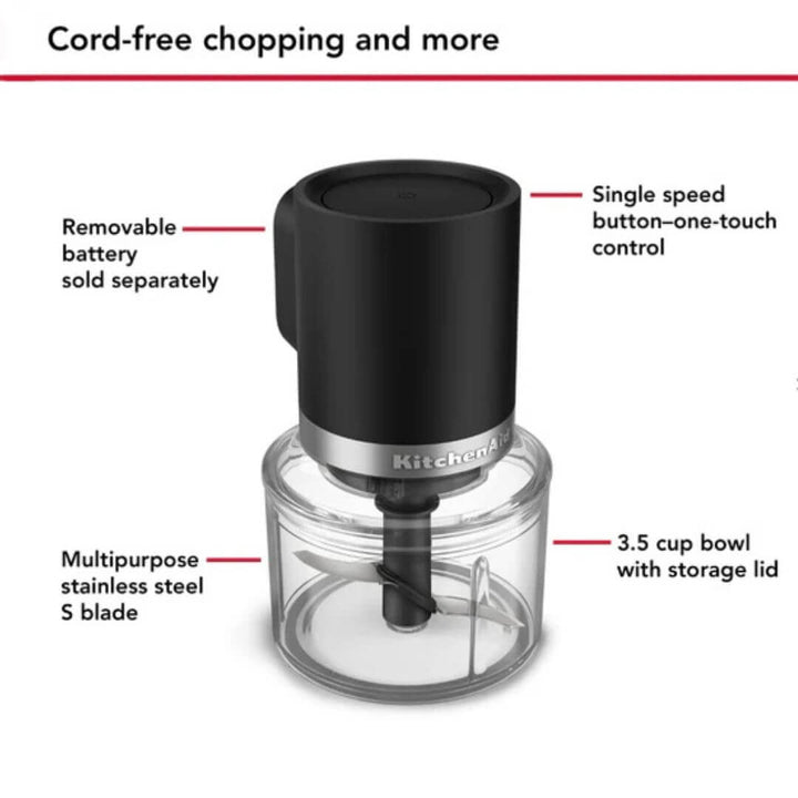 KitchenAid Go Cordless Top Down Chopper