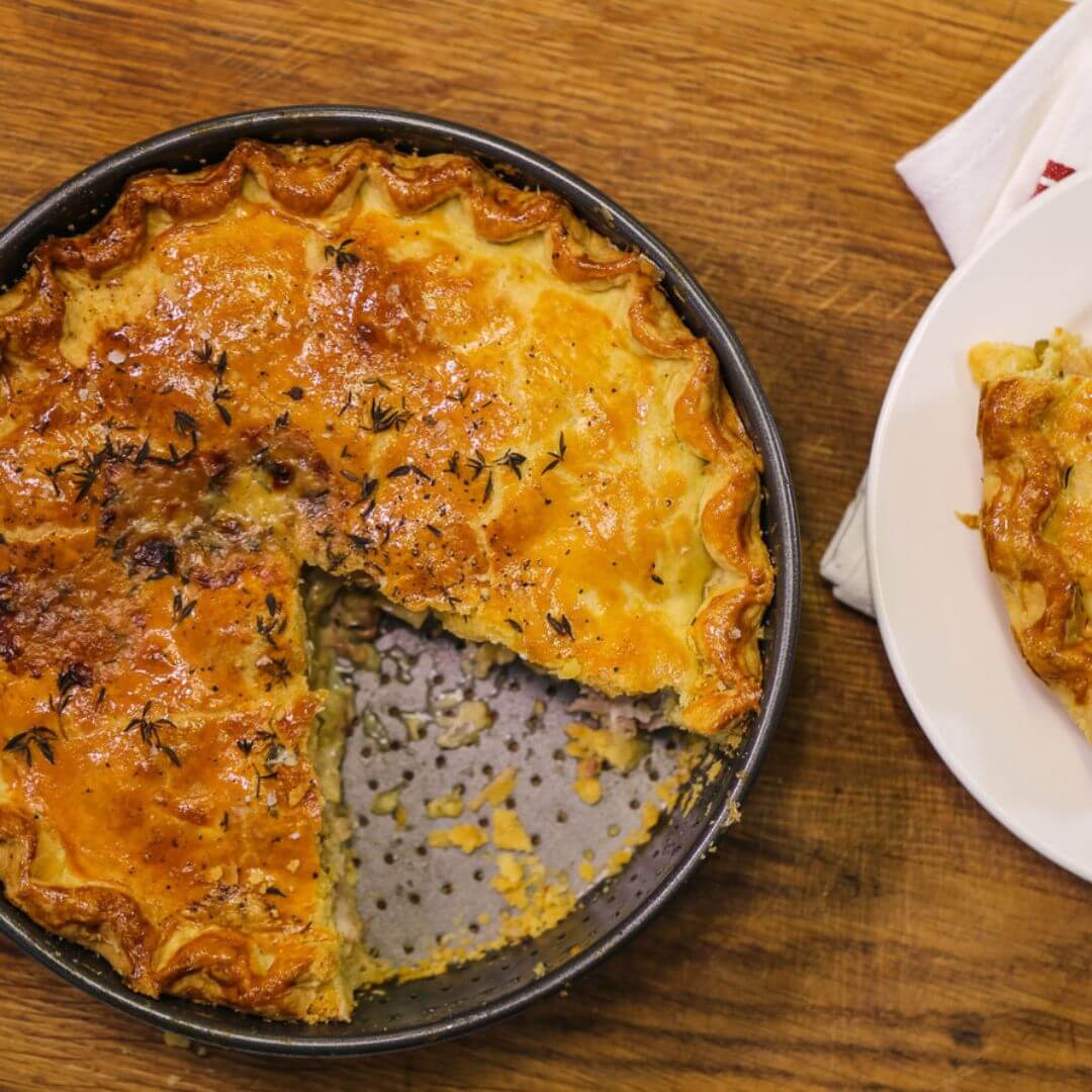 Crusty Bake Non-Stick Deep Pie Pan / Tart Tin 23x5cm