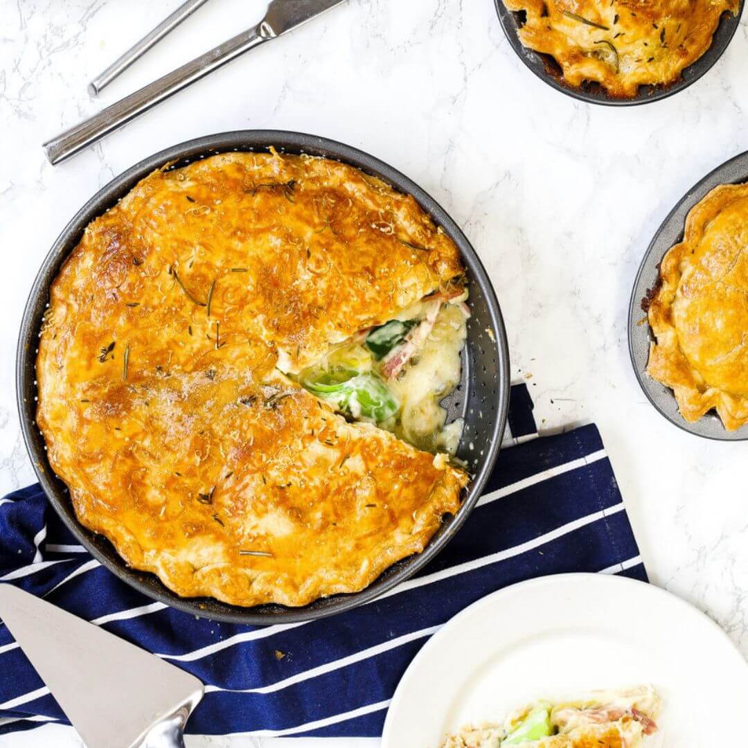 Crusty Bake Non-Stick Deep Pie Pan / Tart Tin 23x5cm