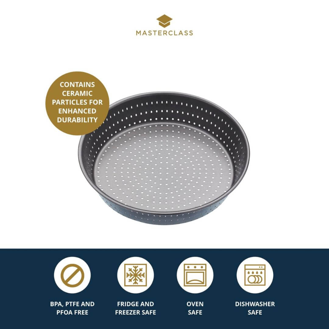 Crusty Bake Non-Stick Deep Pie Pan / Tart Tin 23x5cm