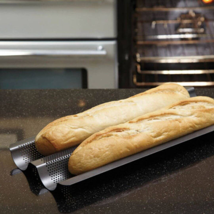 Crusty Bake Non-Stick Baguette Tray 39cm
