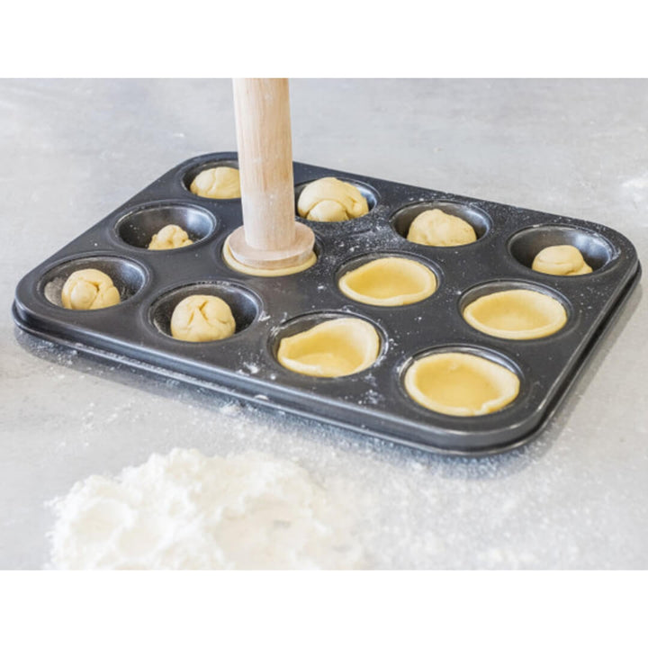 MasterCraft Non-Stick 12pce Mini Tart Pan 26x20cm