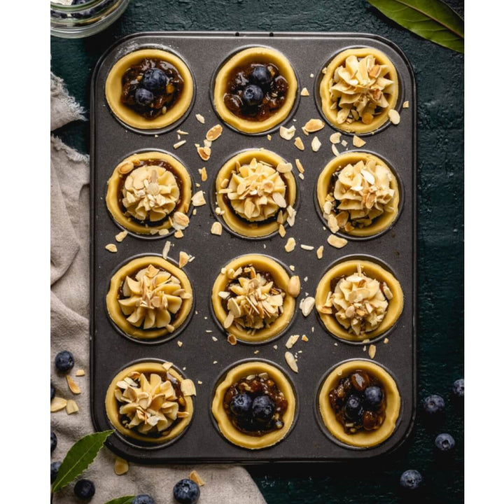 MasterCraft Non-Stick 12pce Mini Tart Pan 26x20cm