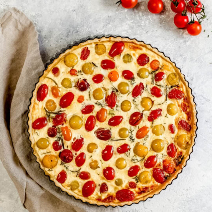 MasterCraft Non-Stick Round Loose-Base Quiche Tin