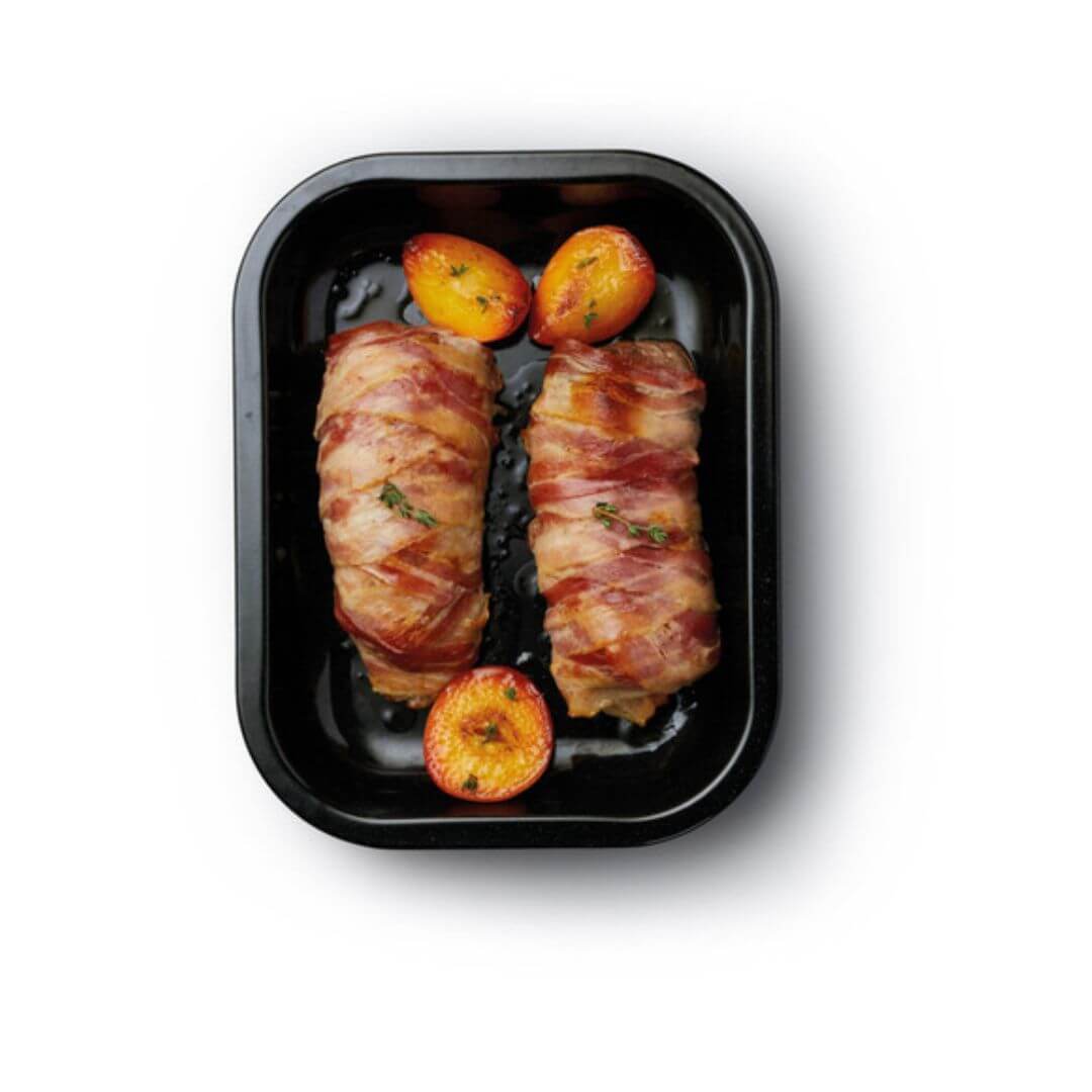 MasterCraft Pro Vitreous Enamel Shallow Roast Pan