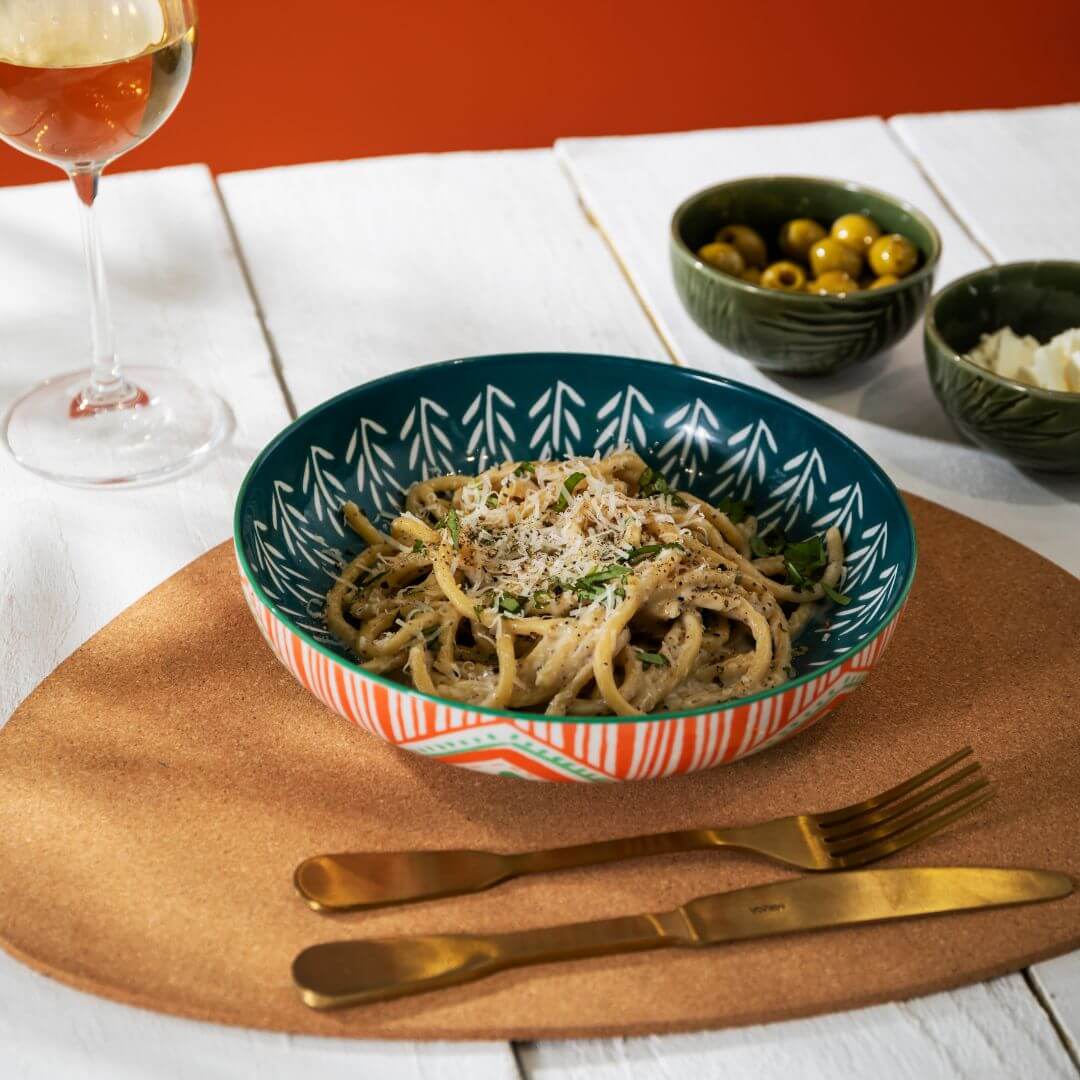 Mikasa Pasta Bowl 21cm Mixed Folk