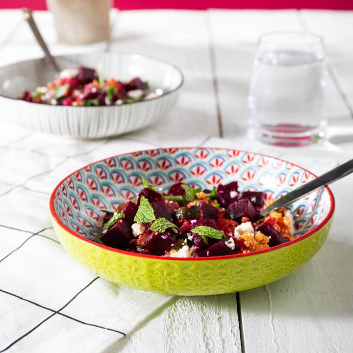 Mikasa Pasta Bowl 21cm Geometric Line