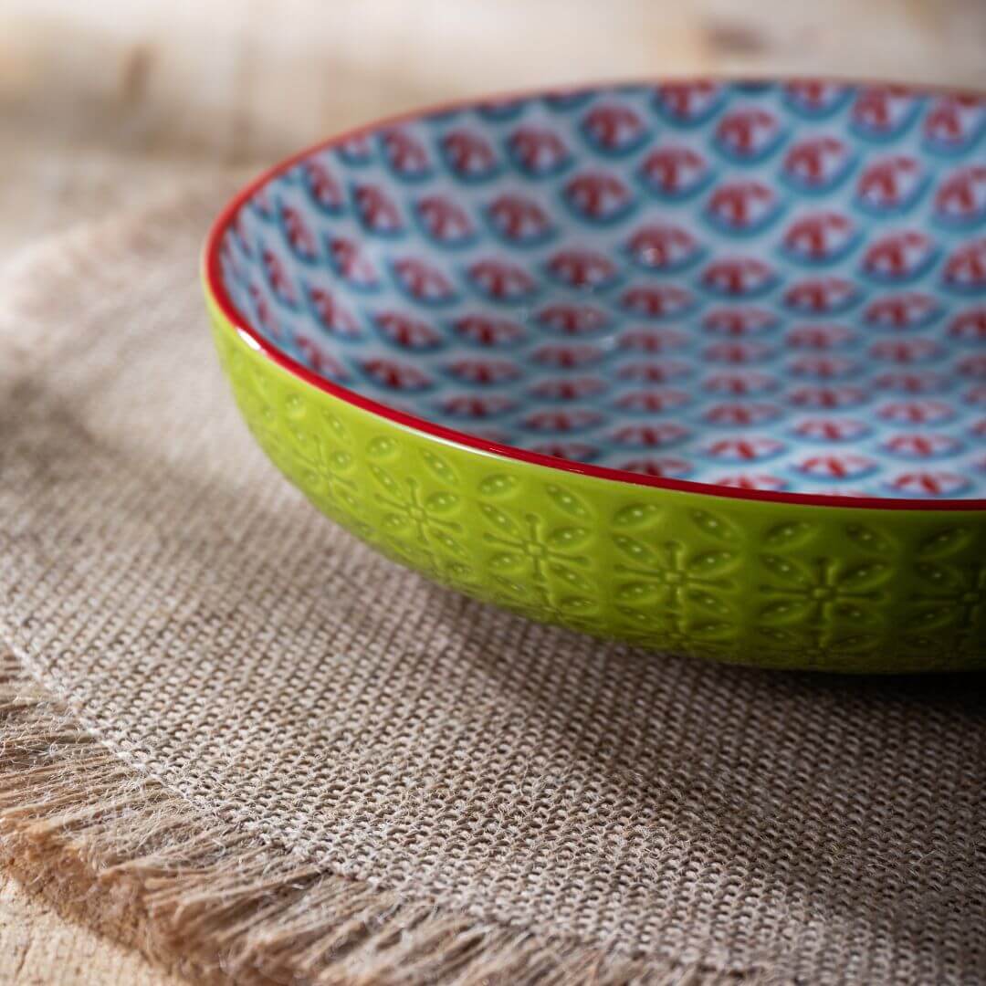 Mikasa Pasta Bowl 21cm Geometric Line
