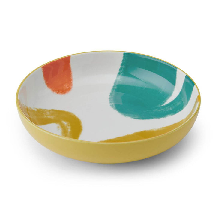Mikasa Pasta Bowl 21cm Yellow Abstract