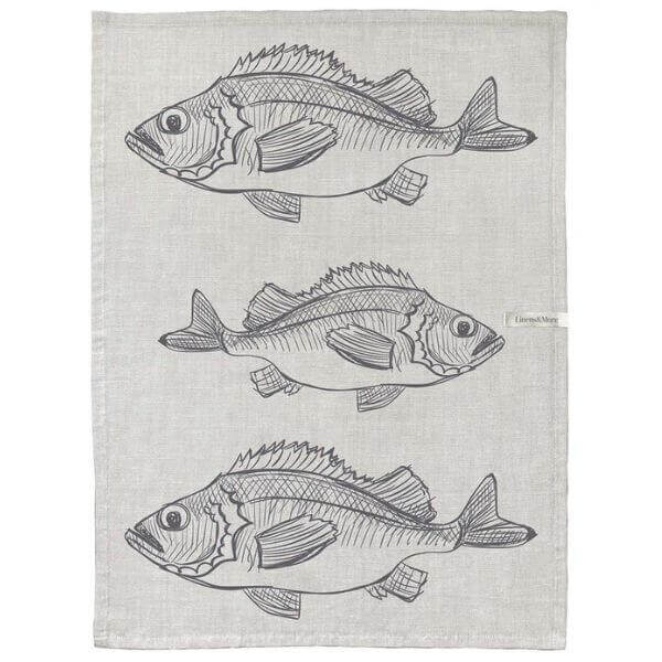 Linens & More Kaimoana (Ika) Tea Towel