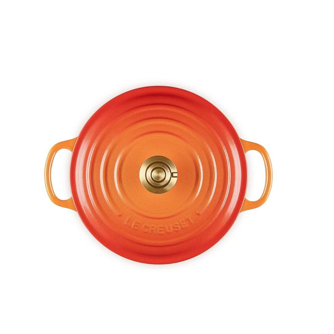 Le  Creuset Flamme Dorée Round Casserole