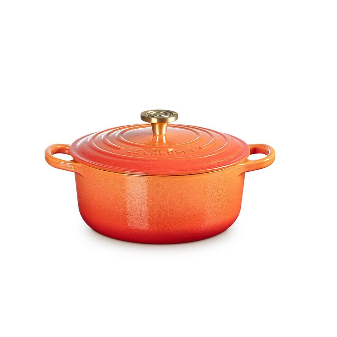 Le  Creuset Flamme Dorée Round Casserole