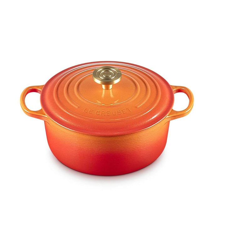 Le  Creuset Flamme Dorée Round Casserole