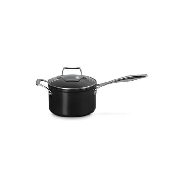 Le Creuset Ceramic Non-Stick Saucepan with Lid