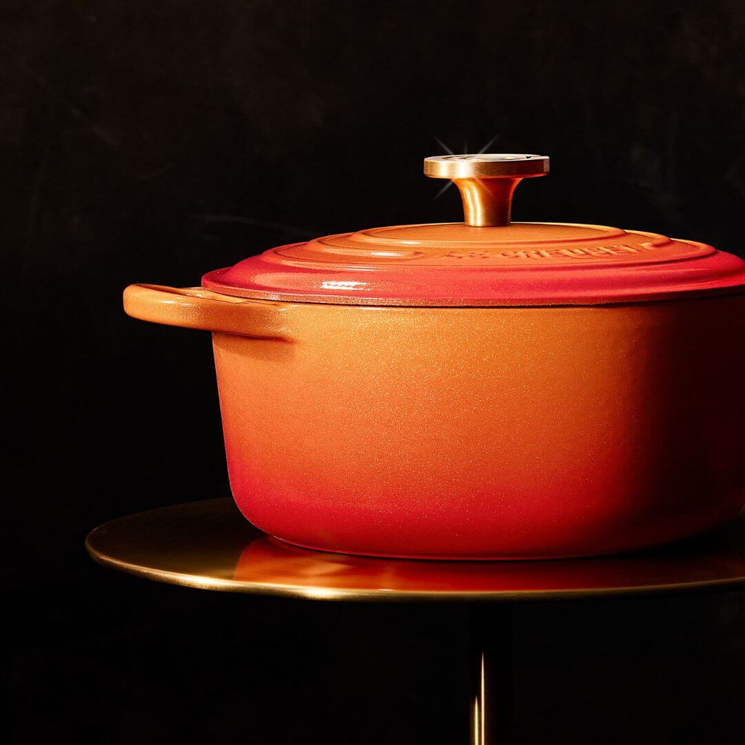 Le  Creuset Flamme Dorée Round Casserole
