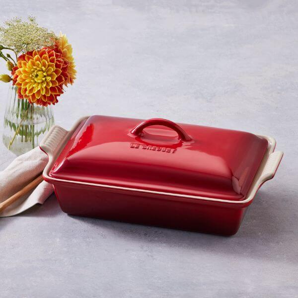 Le Creuset Heritage Rectangular Dish with Lid 33cm