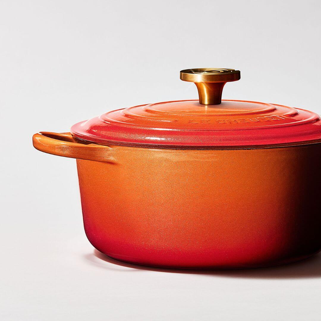 Le  Creuset Flamme Dorée Round Casserole