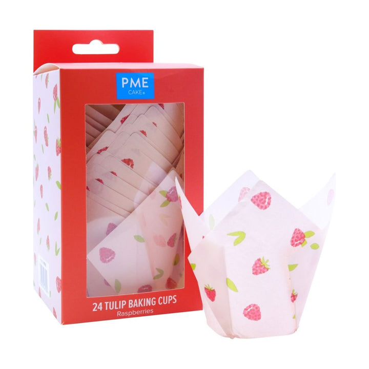 PME Muffin Cases Raspberry 24pk
