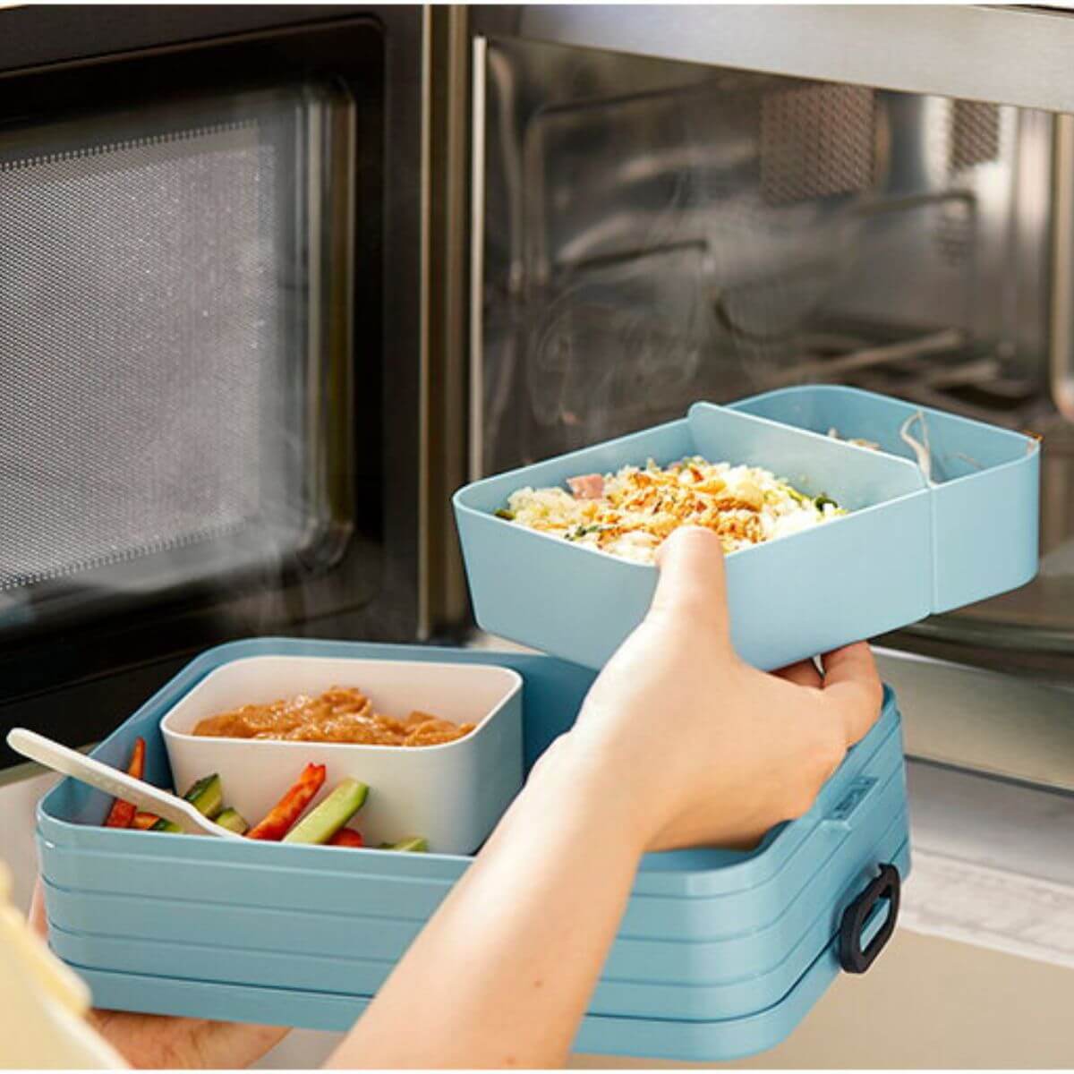 Mepal Bento Lunch Box Large Nordic Blue