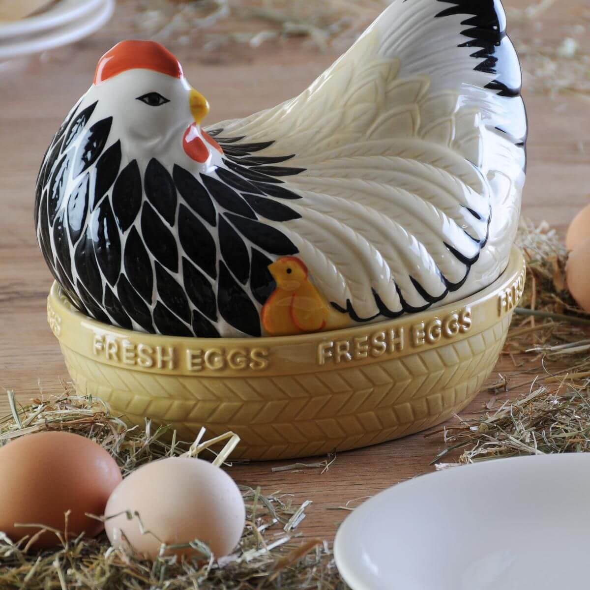 Mason Cash Mother Hen Nest Egg Storage