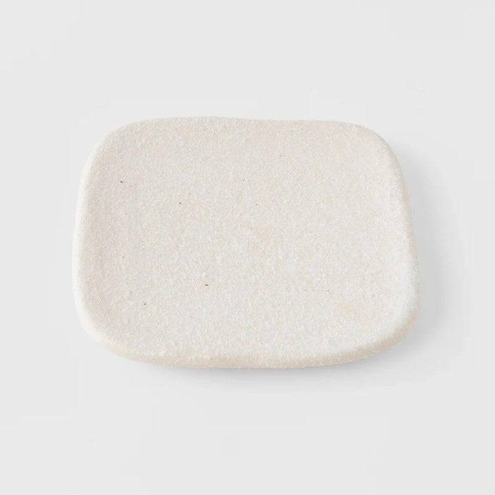 Naibu Shell White Slab Square 19cm
