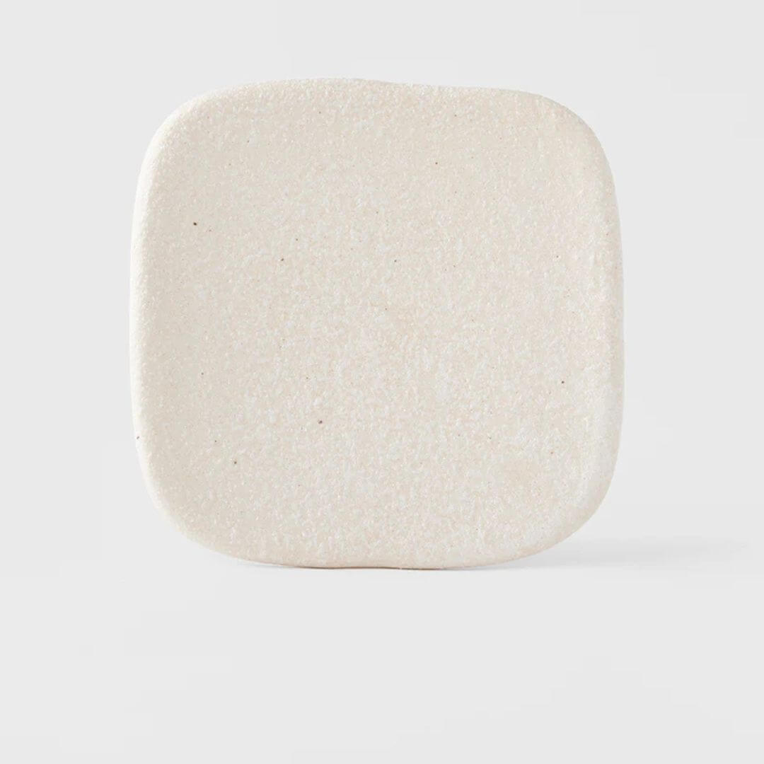 Naibu Shell White Slab Square 19cm