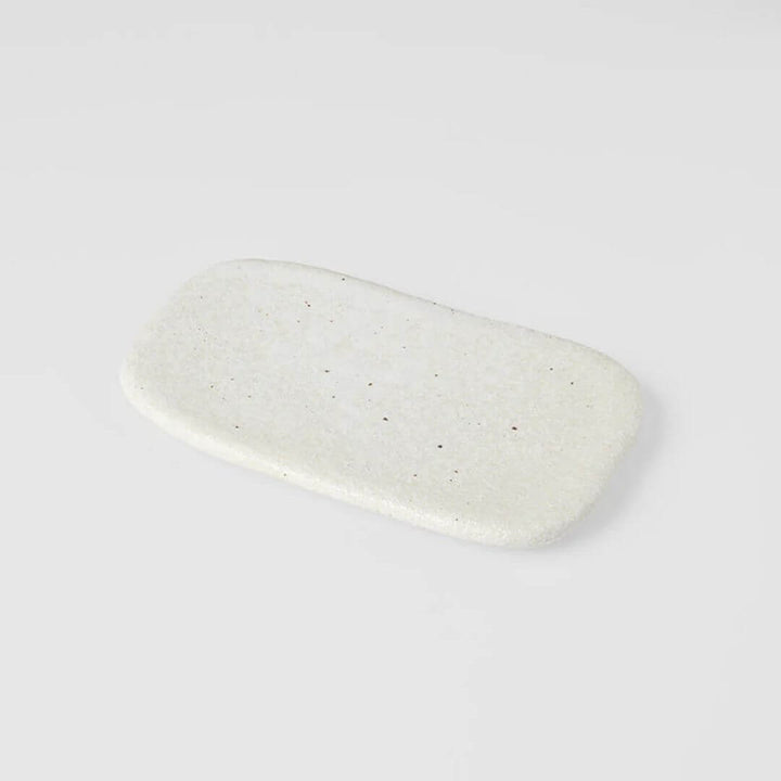 Naibu Shell White Slab Rectangle 22cm