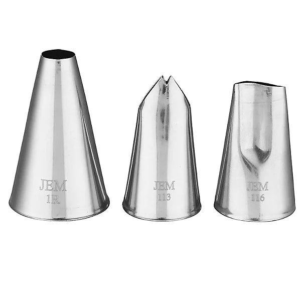 PME Large Flowers Collection Nozzle Set pk3