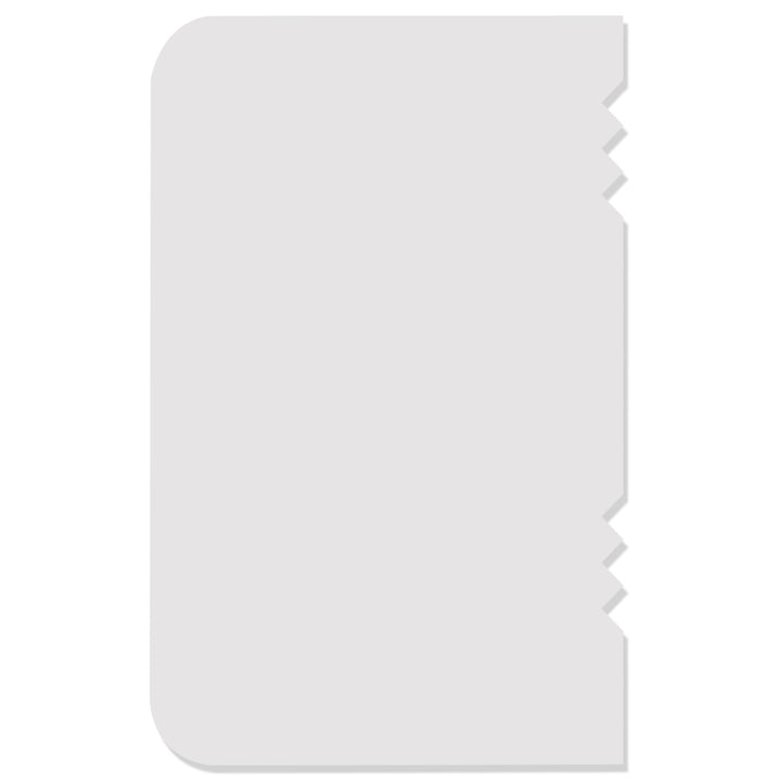 PME Patterned Edge Side Scrapers