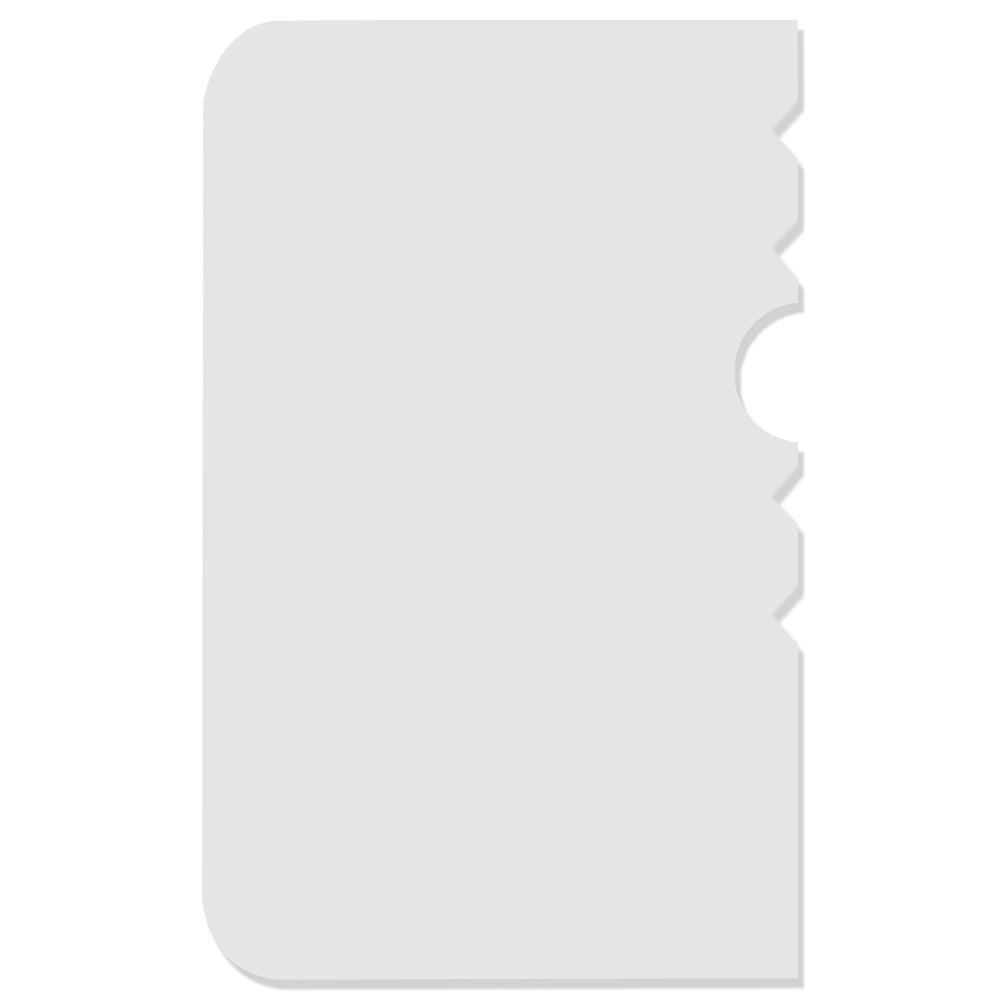 PME Patterned Edge Side Scrapers