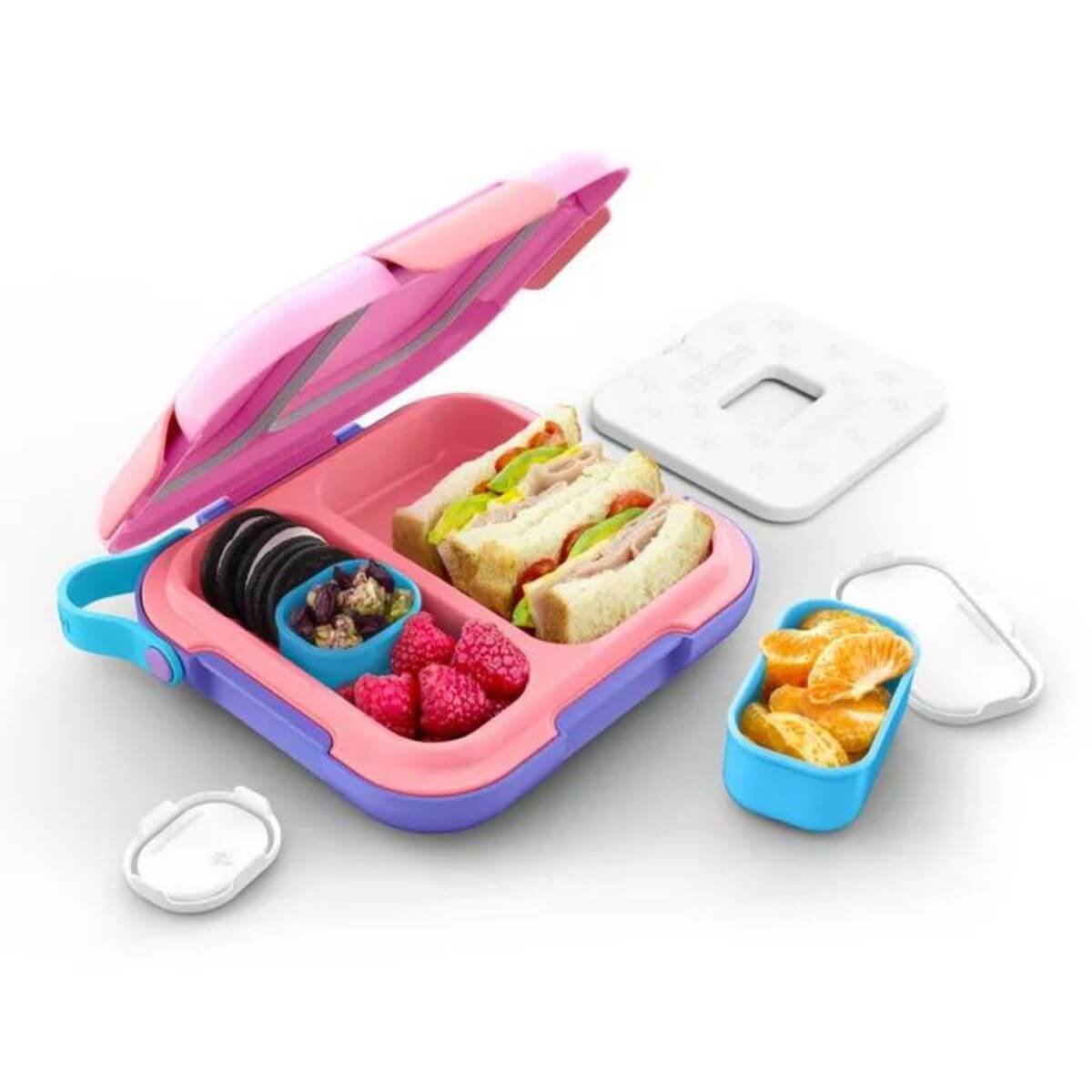Zoku Neat Bento Lunch Box 5pce Set - Pink