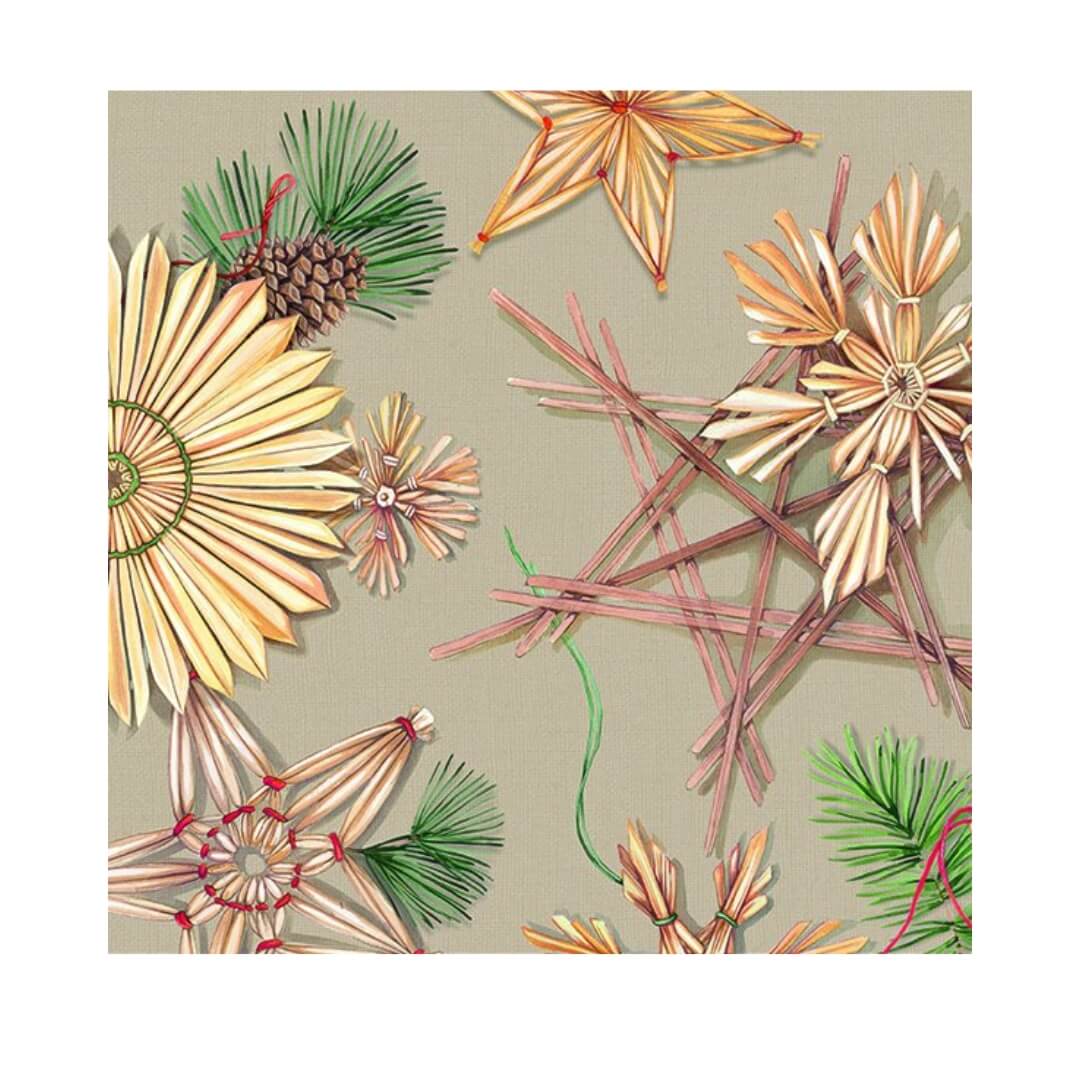 IHR Christmas Luncheon Napkins 20pk Crafting Linen