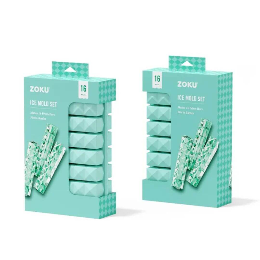 Zoku Mini Prism Bottle Ice Tray Set of 2