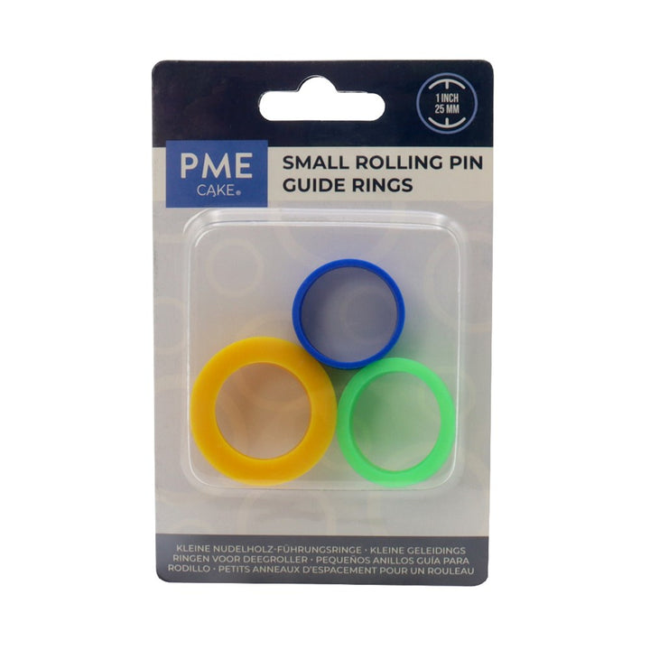 PME Small Rolling Pin Guide Rings set 3