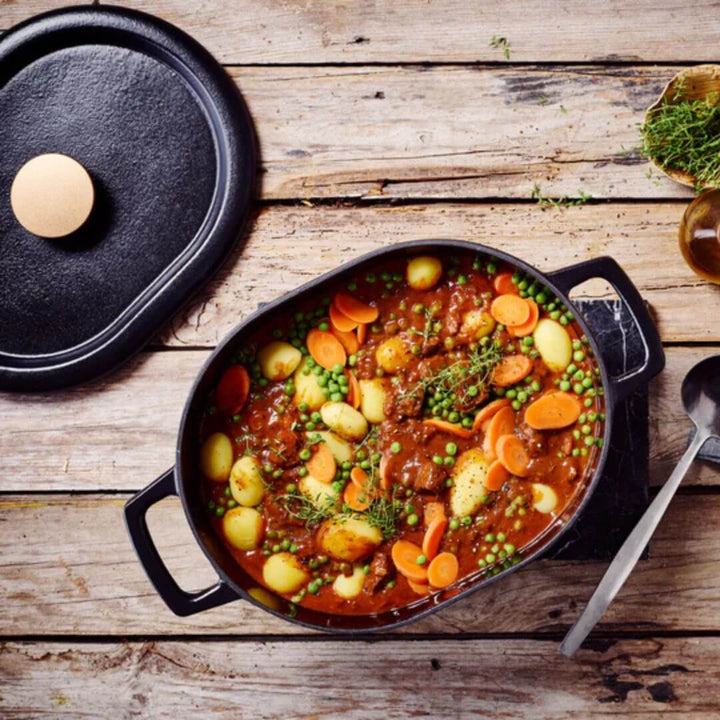 Beka Nori Cast Iron Oval Dutch Oven 31cm