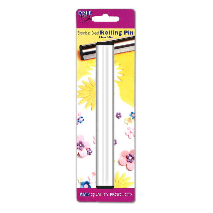 PME Stainless Steel Rolling Pin 15cm