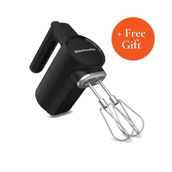KitchenAid Go Cordless Hand Mixer Black – Milly's Kitchen