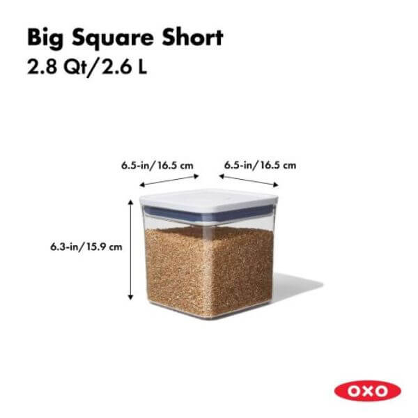 OXO Good Grips Pop 2.0 Big SQ Short Container