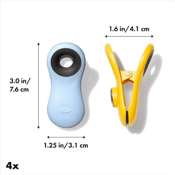 OXO Good Grips All Purpose Magnetic Clips 4pc