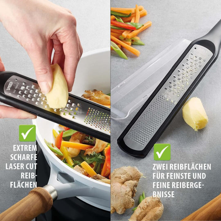 Gefu Rafino Fine and Coarse Grater with Protective Cover