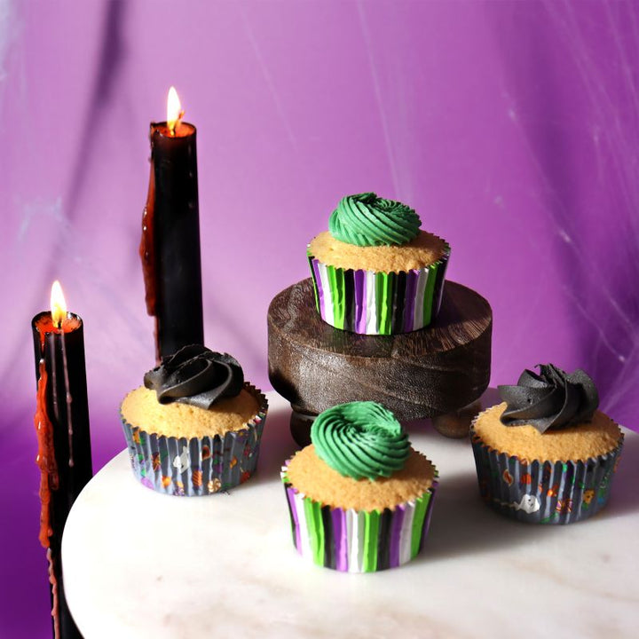 PME Foil Cupcake Cases - Trick or Sweet 60pk