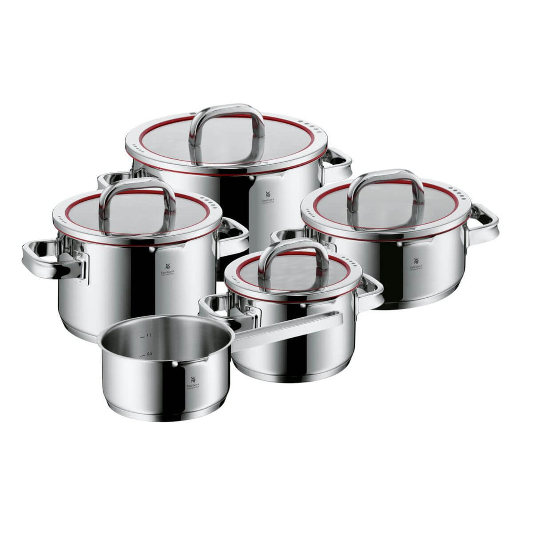 WMF Function 4 Cookware Set 5pce Red