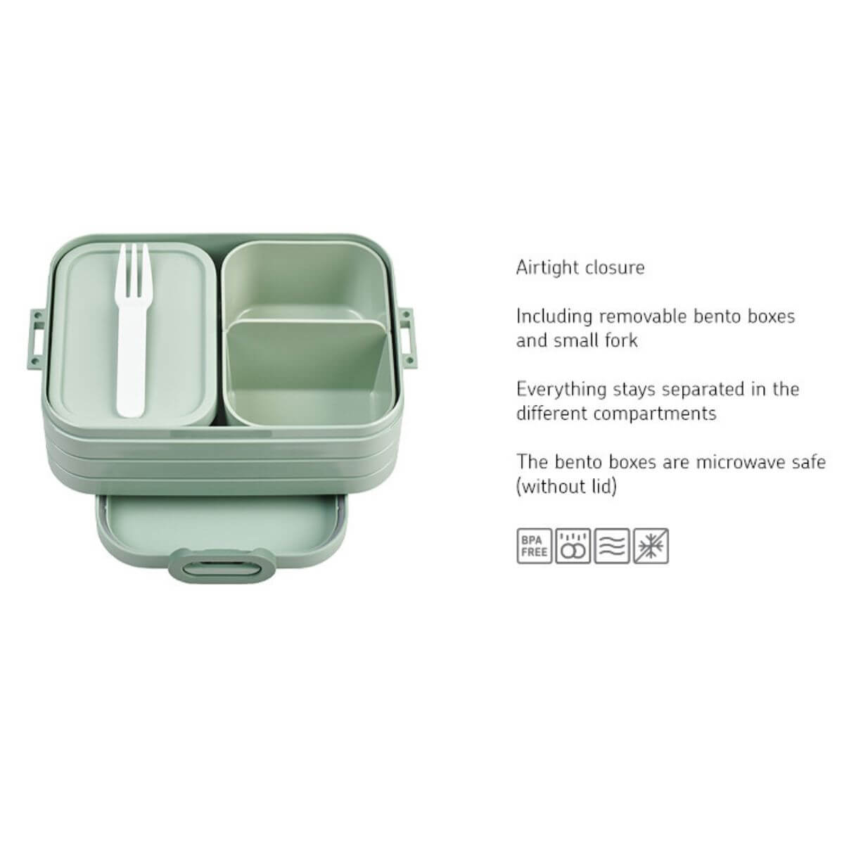 Mepal Bento Lunch Box Midi Nordic Sage