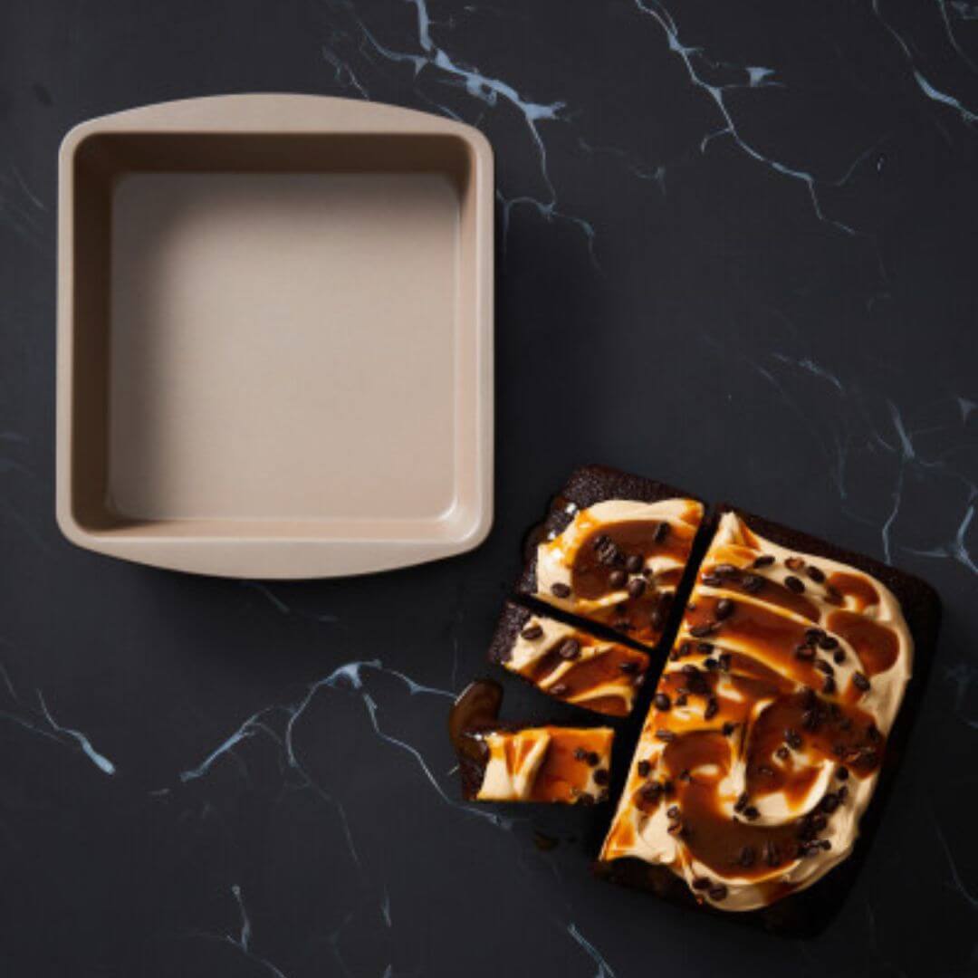 Ceramabake Non-Stick Square Cake Pan 20x5cm