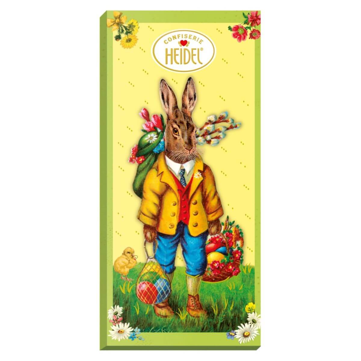Heidel Easter Nostalgia Boy Bunny Milk Chocolate Bar 100g