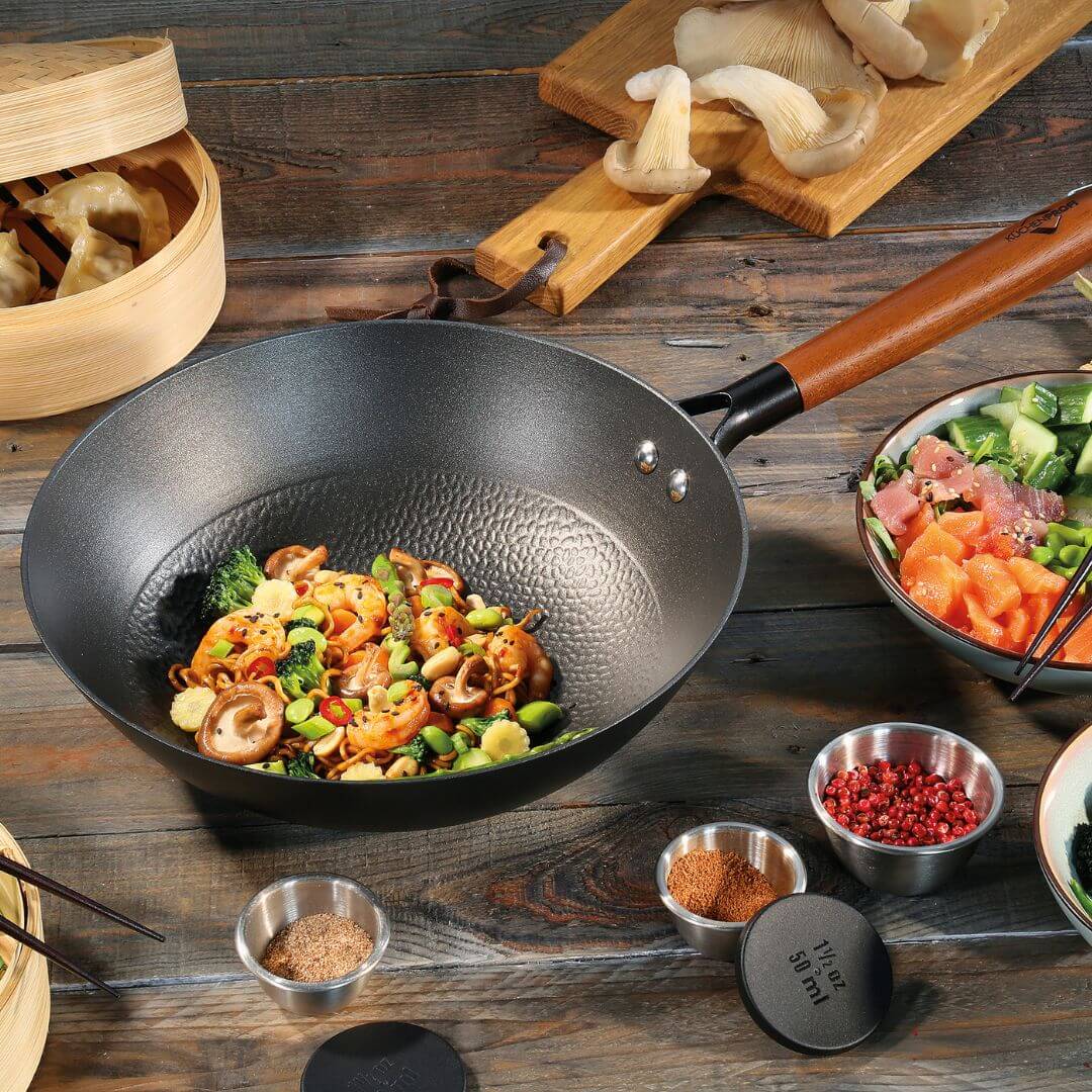 Zassenhaus Country Cast Iron Wok 28cm