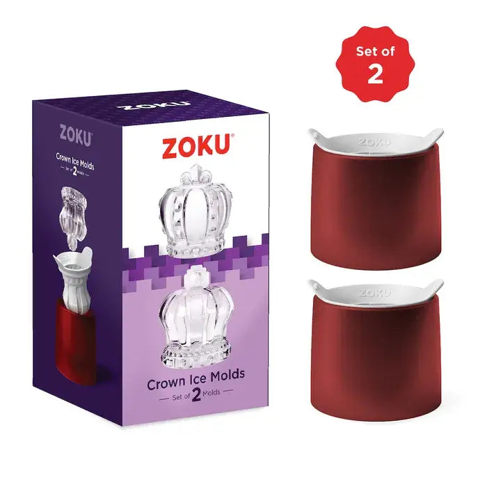 Zoku Crown Ice Mould Set of 2